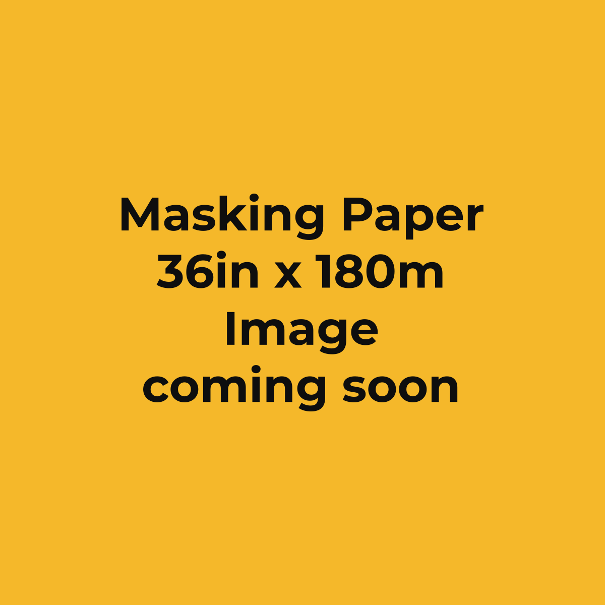 Perfection Masking Paper 36in x 180m (image coming soon)