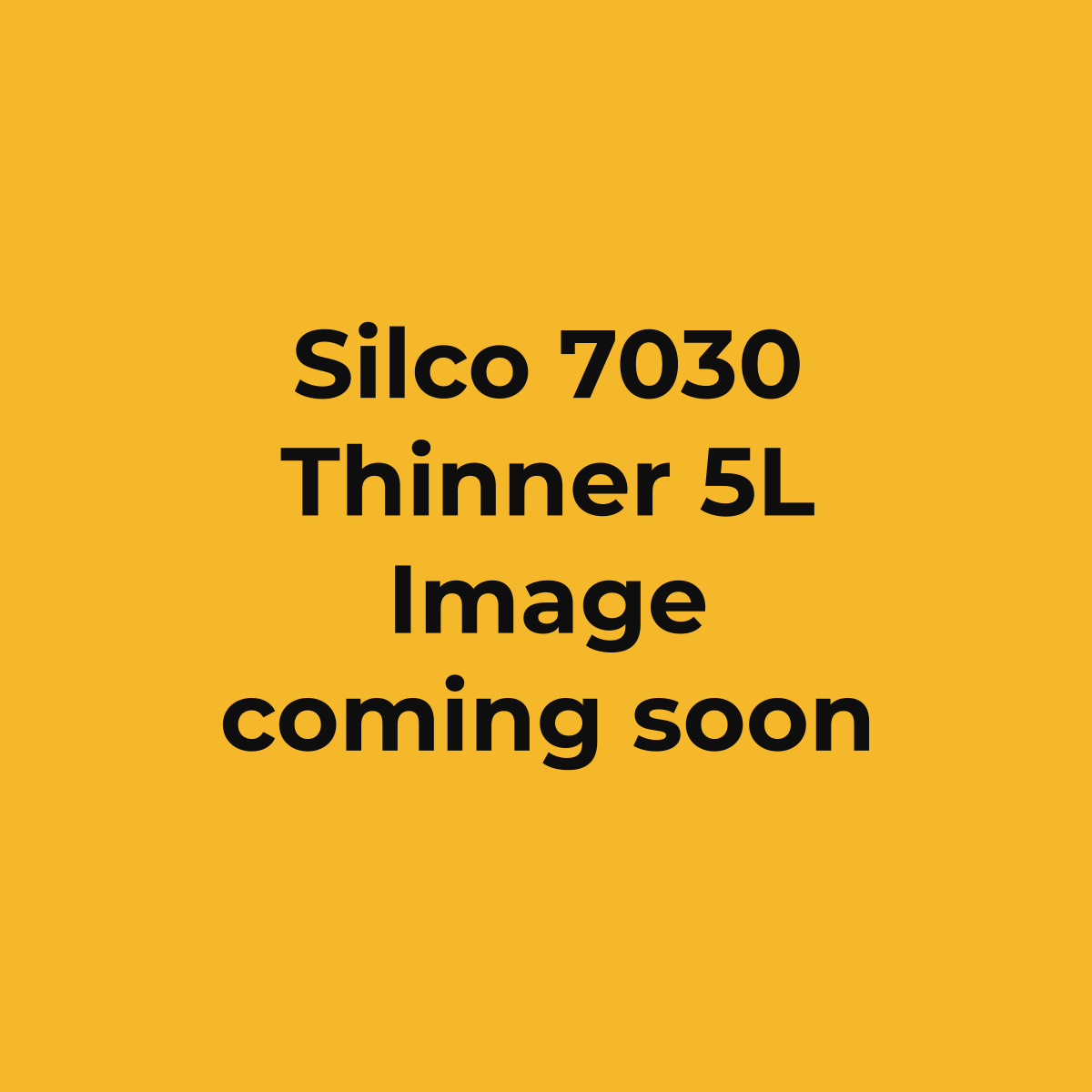 Silco 7030 2K Thinner Fast 5L (image coming soon)