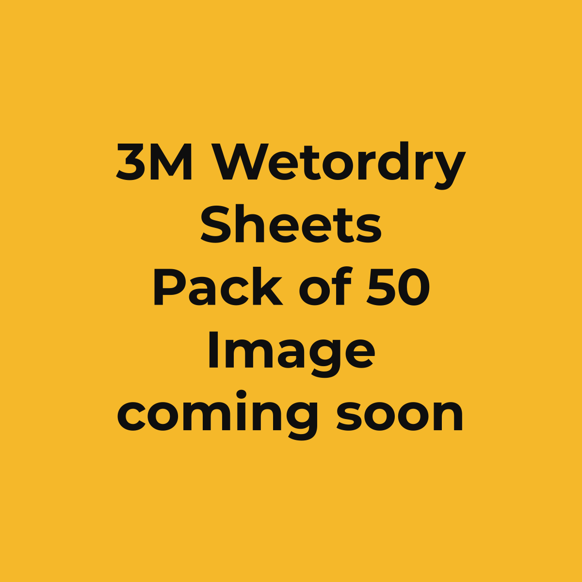 3M Wetordry Sheets 140 x 228mm, Pack of 50 (image coming soon)
