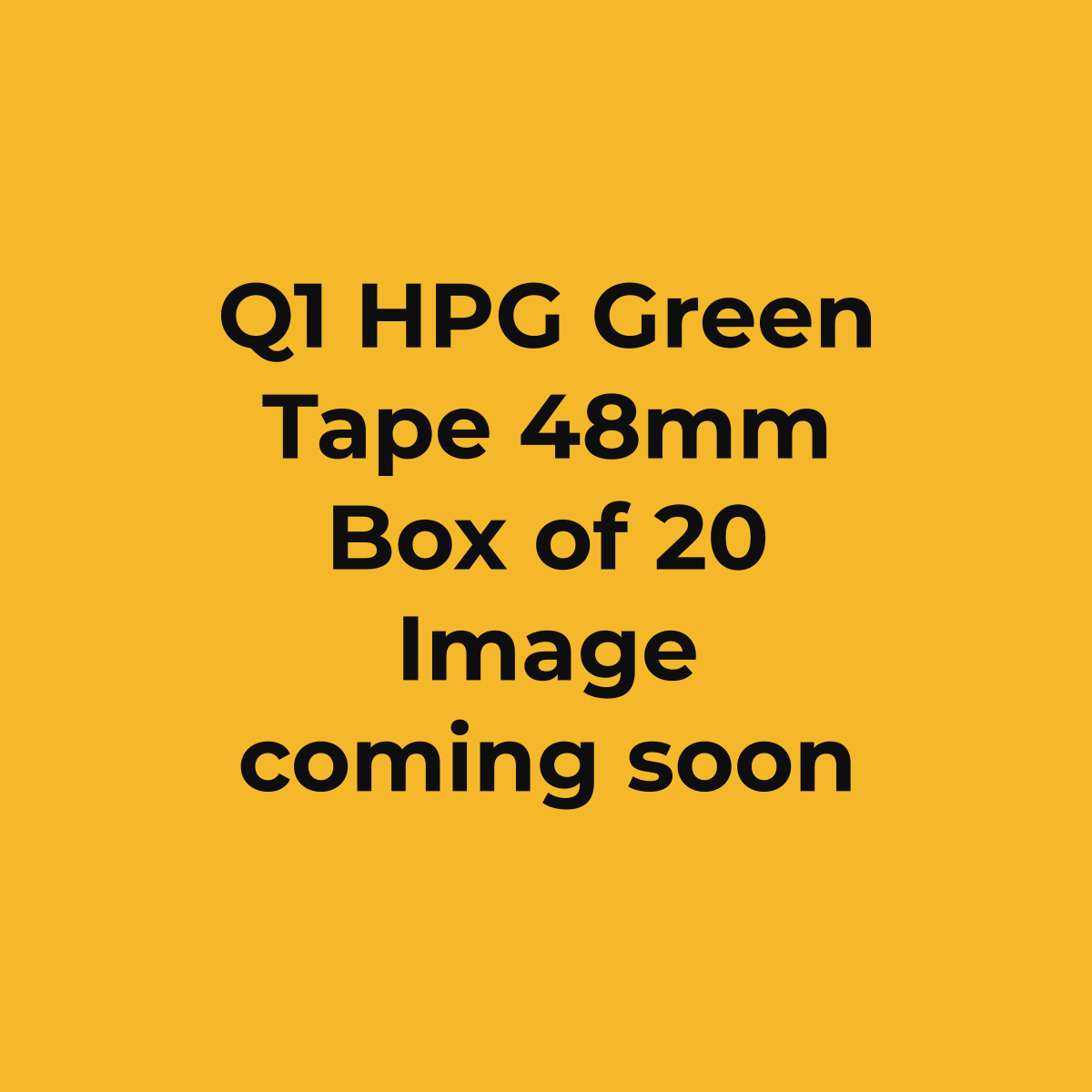 Q1 HPG Green Masking Tape 48mm, Box of 20 (image coming soon)