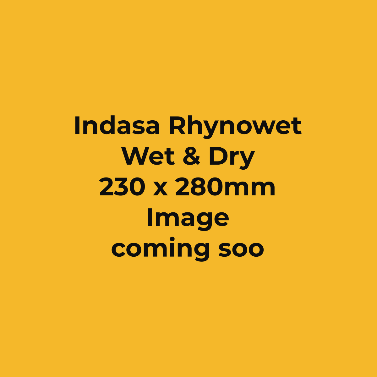 Indasa Rhynowet Wet and Dry Sheets 230 x 280mm, Pack of 50 (image coming soon)
