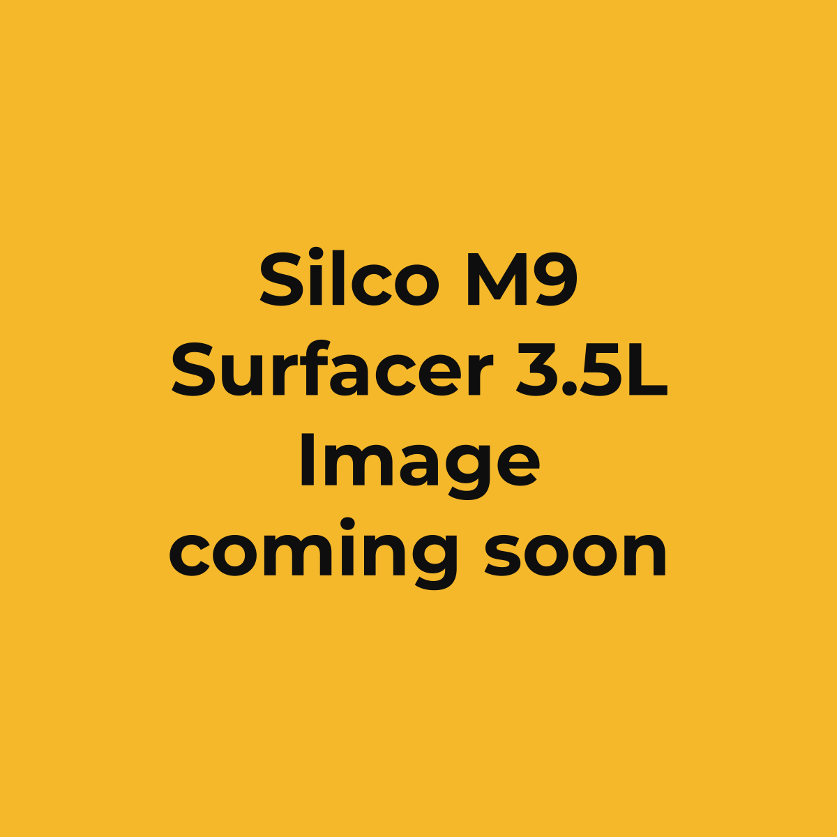Silco 9900 M9 Surfacer 3.5L (image coming soon)