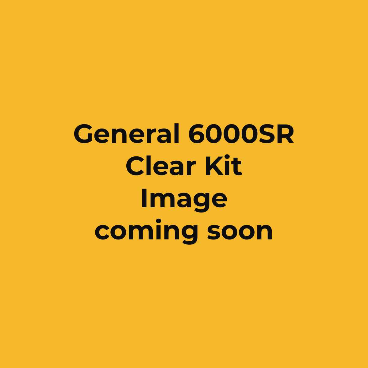 General 6000SR HS Clear Coat Kit OEM Finish 2:1 (image coming soon)
