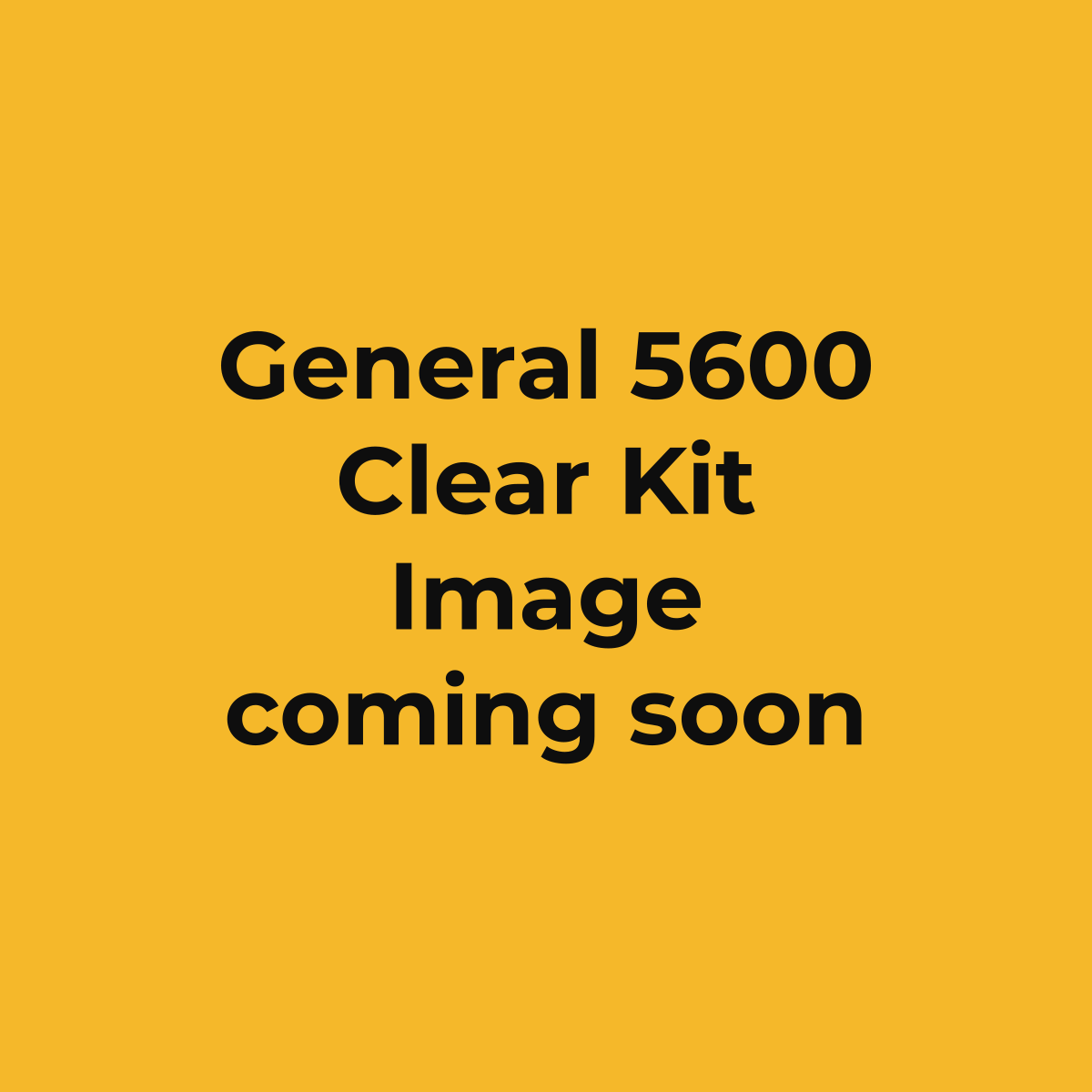 General 5600 Accelero Air Dry Clear Coat Kit 2:1 (image coming soon)