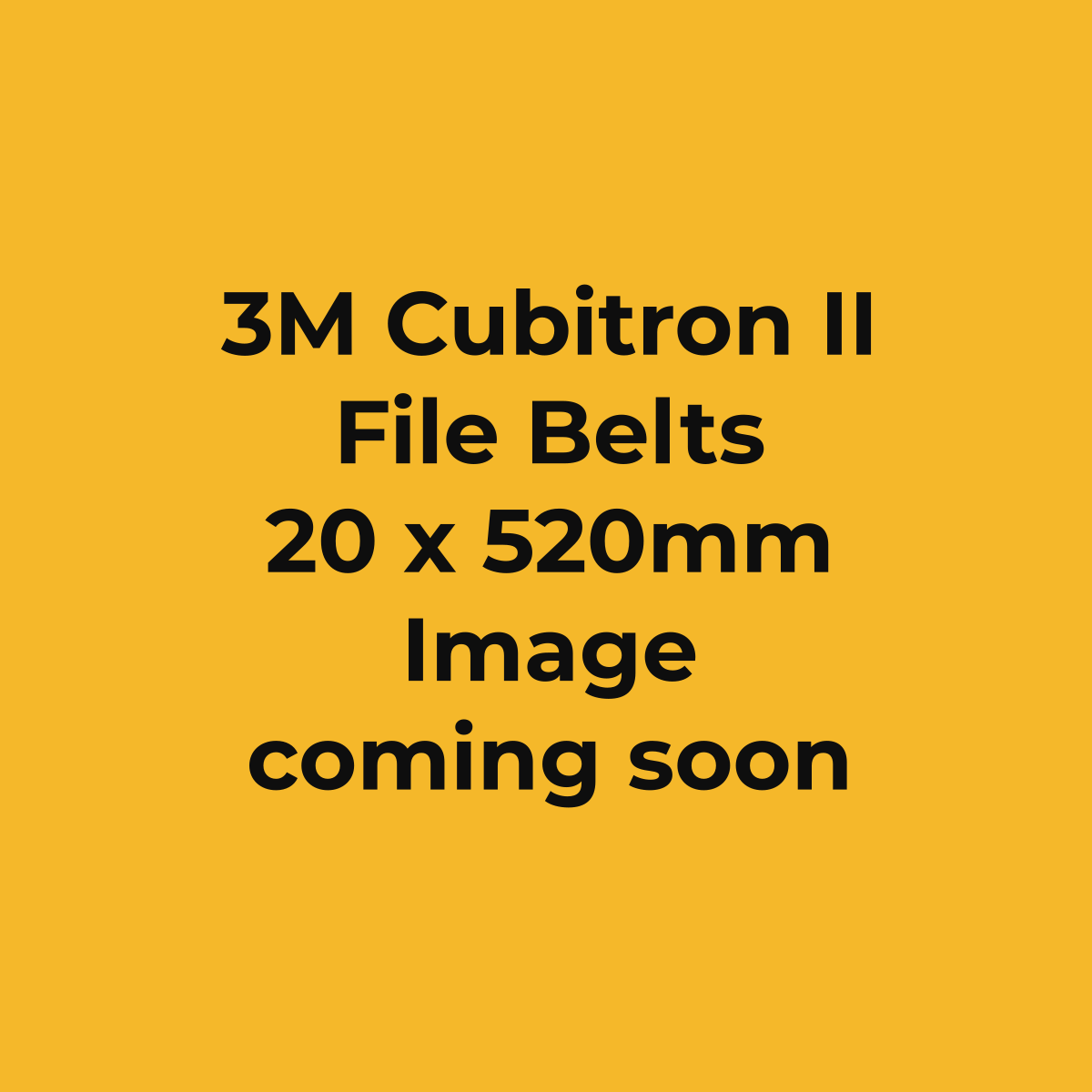 3M Cubitron II File Belts 20 x 520mm (image coming soon)