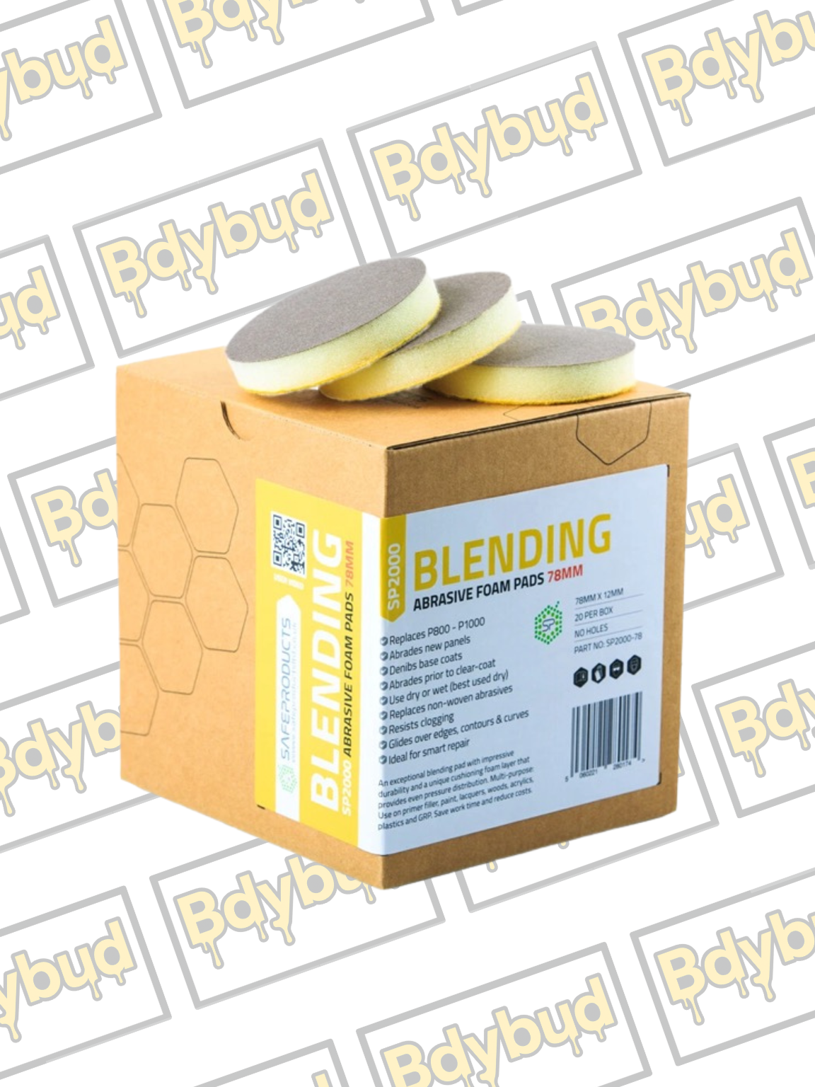 Safe Products SP2000 Foam Blending Pads 150mm, Box of 20